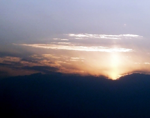 晚霞傍晚外景-ID:320950989