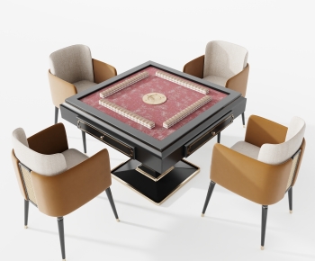 Modern Mahjong Tables And Chairs-ID:147356992