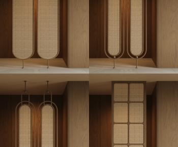 Modern Wooden Screen Partition-ID:847408068