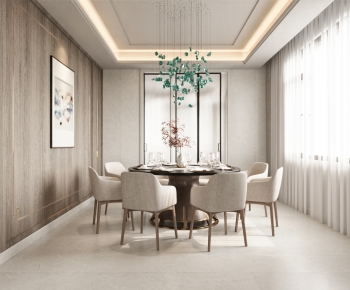 New Chinese Style Dining Room-ID:100479146