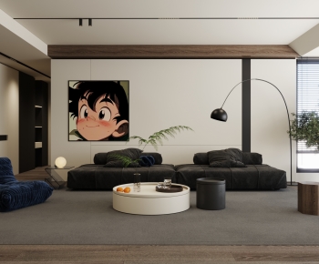 Modern A Living Room-ID:664200078