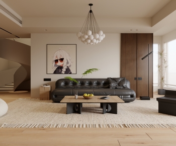 Modern A Living Room-ID:833260061