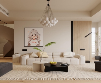 Modern A Living Room-ID:546986105