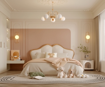 French Style Girl's Room Daughter's Room-ID:950954916