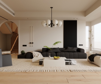 Modern A Living Room-ID:435278895