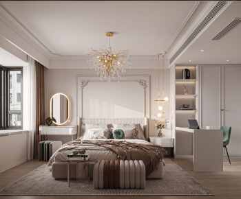 French Style Bedroom-ID:210768949