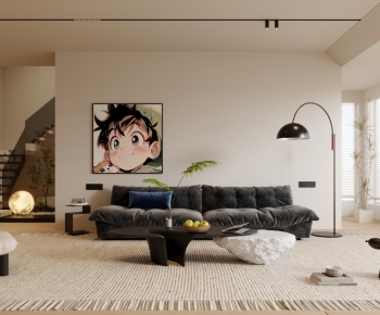 Modern A Living Room-ID:699537994