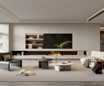 Modern A Living Room-ID:263397936