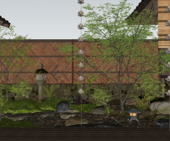 New Chinese Style Japanese Style Courtyard/landscape-ID:311336999