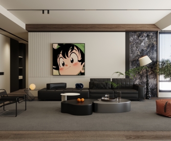 Modern A Living Room-ID:765948062