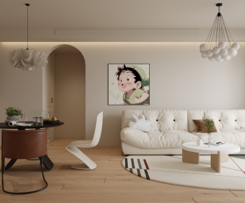 Modern A Living Room-ID:731623895