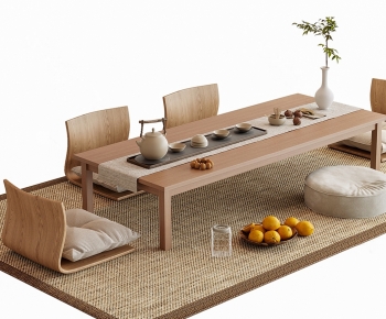 Japanese Style Tea Tables And Chairs-ID:869820175