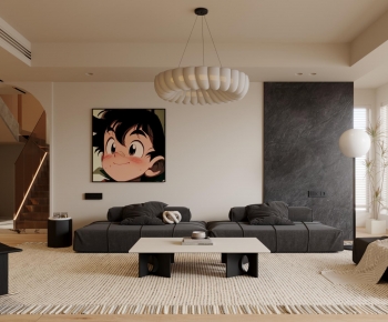 Modern A Living Room-ID:915493016