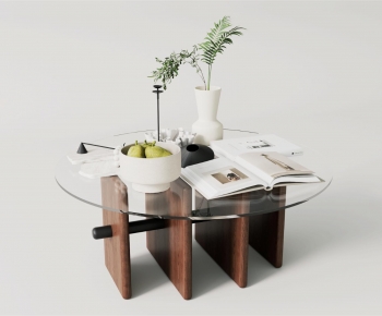 Modern Wabi-sabi Style Coffee Table-ID:799889094