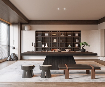 Modern New Chinese Style Tea House-ID:251226904