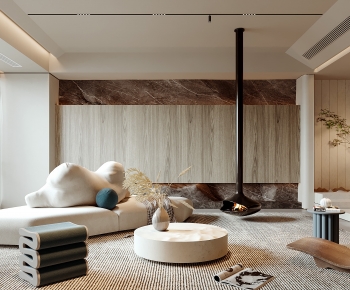 Wabi-sabi Style A Living Room-ID:433309082