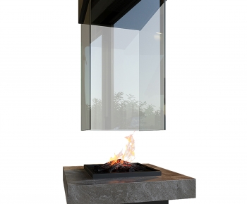 Modern Fireplace-ID:371303085