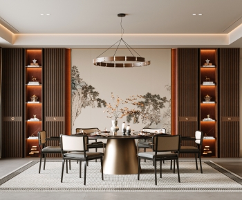 New Chinese Style Dining Room-ID:569247011