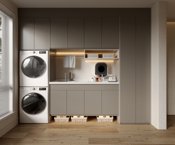 Modern Laundry Cabinet-ID:118365053