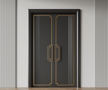 Chinese Style Entrance Door-ID:892143012