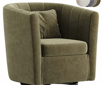 现代绿色单人沙发-ID:176430946