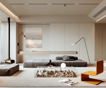 Wabi-sabi Style A Living Room-ID:201004984
