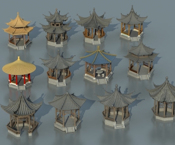 New Chinese Style Chinese Style Pavilion-ID:298748025