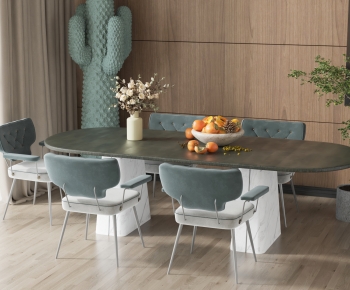 Modern Dining Table And Chairs-ID:553687101