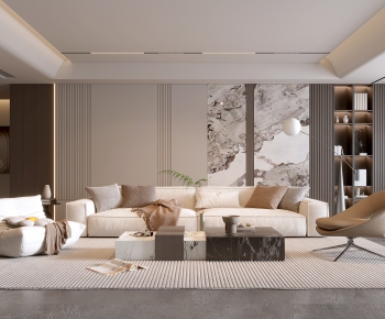 Modern A Living Room-ID:864604005