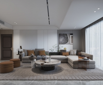 Modern A Living Room-ID:280210972