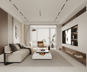 Modern A Living Room-ID:327980046