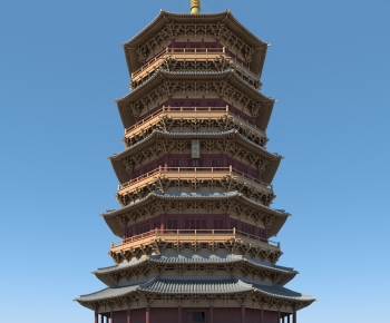 Chinese Style Tower-ID:415975097