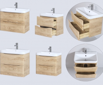 Nordic Style Bathroom Cabinet-ID:819312108