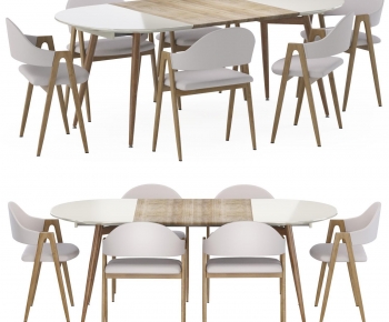Modern Dining Table And Chairs-ID:689233066