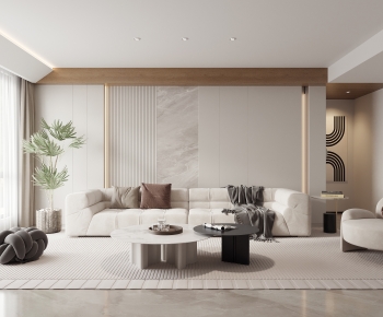 Modern A Living Room-ID:621850015