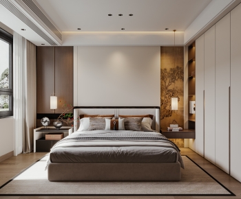 New Chinese Style Bedroom-ID:951275111