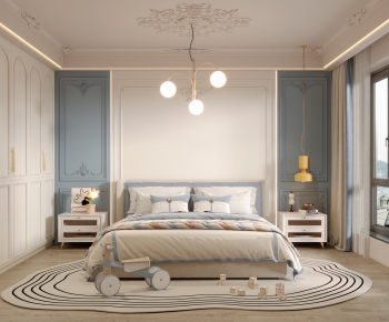 French Style Boy's Room And Son's Room-ID:109512097