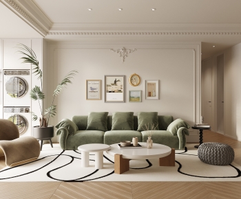 French Style A Living Room-ID:907347922