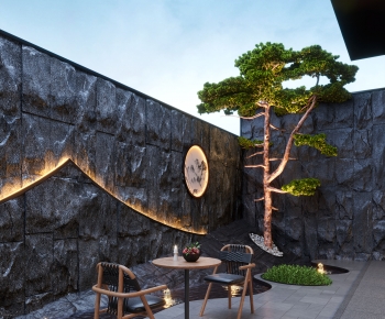 New Chinese Style Courtyard/landscape-ID:642060046