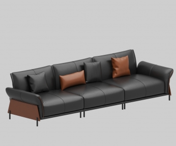 Modern Three-seat Sofa-ID:499881037