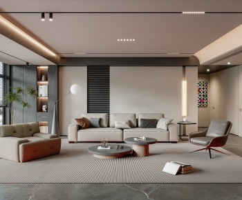Modern A Living Room-ID:343242883