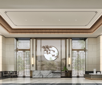 New Chinese Style Real Estate Sales Office-ID:794099098