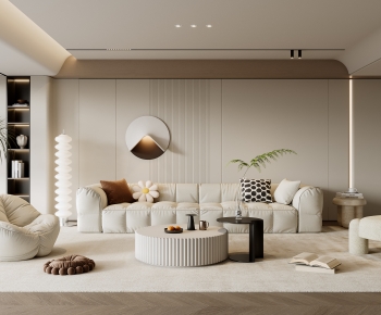 Modern A Living Room-ID:735889911