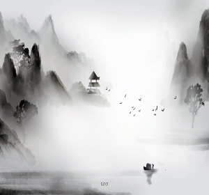 新中式背景-ID:679596902
