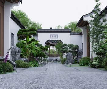 Chinese Style Courtyard/landscape-ID:268148904