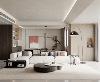 Modern A Living Room-ID:664793019