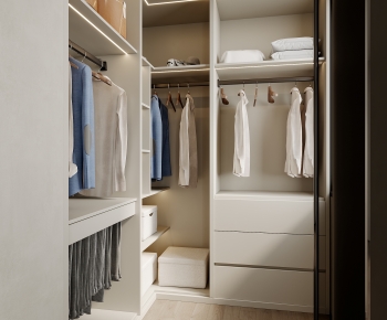 Modern Clothes Storage Area-ID:374202016
