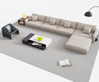 New Chinese Style Sofa Combination-ID:918129921