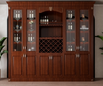 American Style Wine Cabinet-ID:642008075
