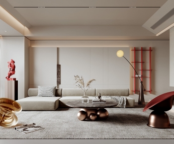 Modern A Living Room-ID:618798972